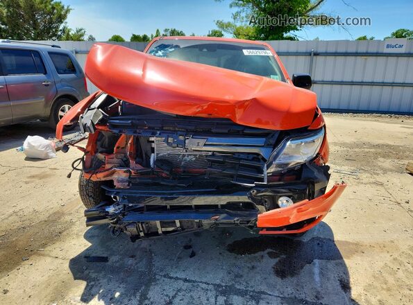 1GCGTDENXN1115255 2022 CHEVROLET COLORADO Оранжевый Вид спереди