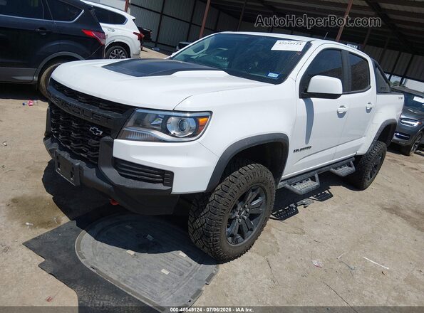 1GCGTEEN3M1207375 2021 CHEVROLET COLORADO White Vista tres cuartos delantera izquierda
