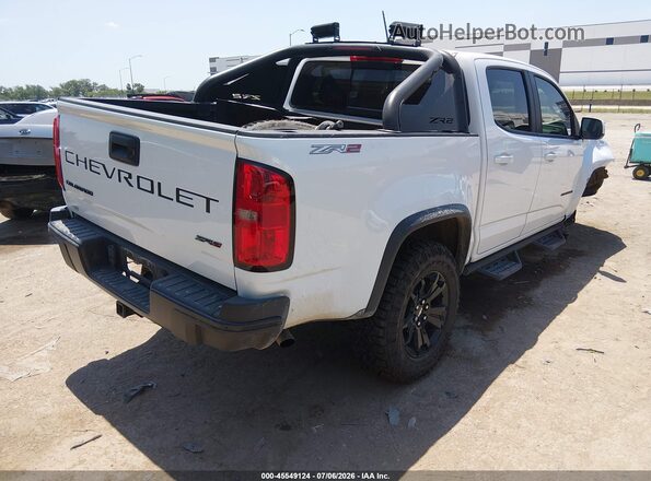 1GCGTEEN3M1207375 2021 CHEVROLET COLORADO White Trasero derecho