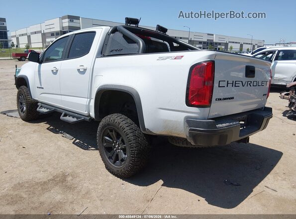 1GCGTEEN3M1207375 2021 CHEVROLET COLORADO White Trasero izquierdo
