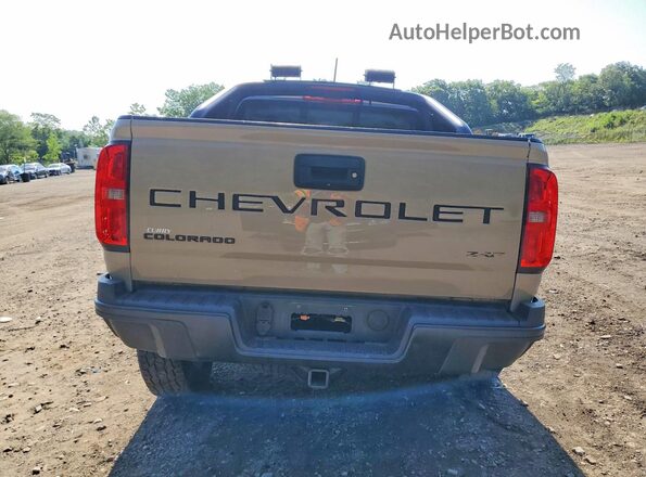 1GCGTEEN6M1248339 2021 CHEVROLET COLORADO Cream Widok z tyłu