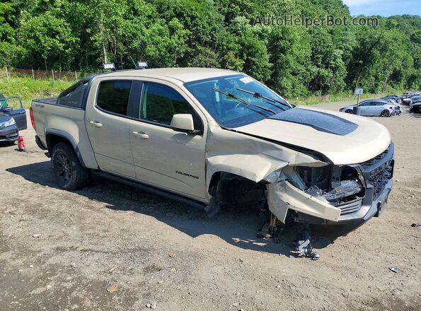 1GCGTEEN6M1248339 2021 CHEVROLET COLORADO Cream Przód prawy