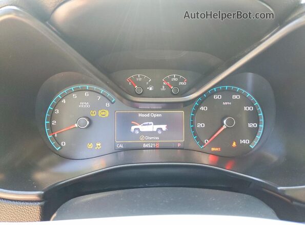 1GCGTEEN6M1248339 2021 CHEVROLET COLORADO Cream Widok zestawu wskaźników