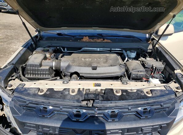 1GCGTEEN6M1248339 2021 CHEVROLET COLORADO Cream Widok wnętrza z tyłu