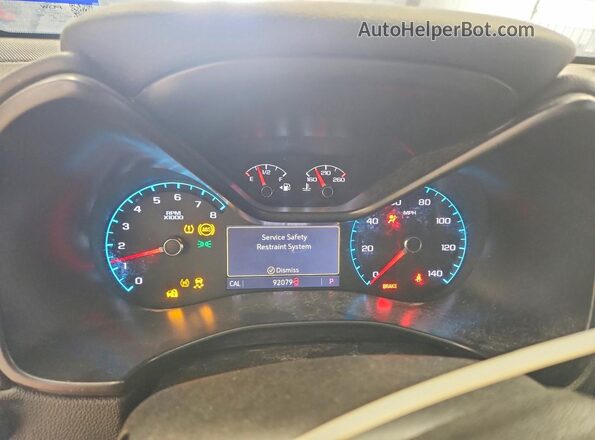 1GCGTEEN8K1138244 2019 CHEVROLET COLORADO Gray Սարքավորումների վահանակի տեսք