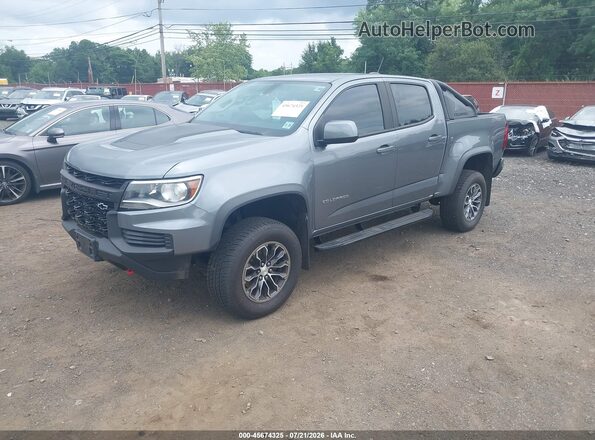 1GCGTEEN8M1103965 2021 CHEVROLET COLORADO Gray Front left