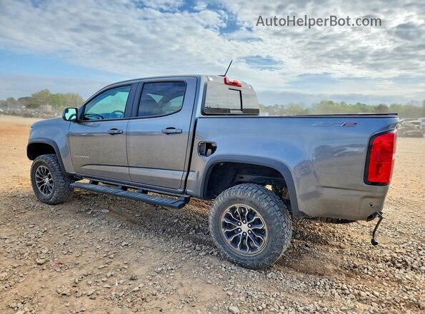 1GCGTEEN9M1296207 2021 CHEVROLET COLORADO Gray Հետևի ձախ