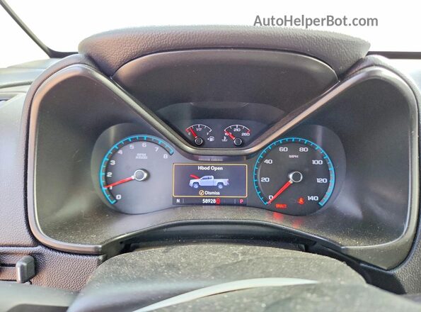 1GCGTEEN9M1296207 2021 CHEVROLET COLORADO Gray Սարքավորումների վահանակի տեսք