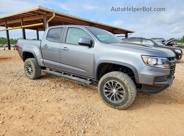 1GCGTEEN9M1296207 2021 CHEVROLET COLORADO Gray Առջևի աջ