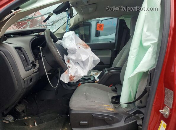 1GCHSBE32G1284151 2016 CHEVROLET COLORADO Red Vista interior delantera
