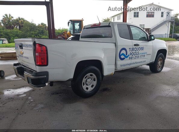 1GCHSBEA0J1319081 2018 CHEVROLET COLORADO Белый Задняя правая четверть