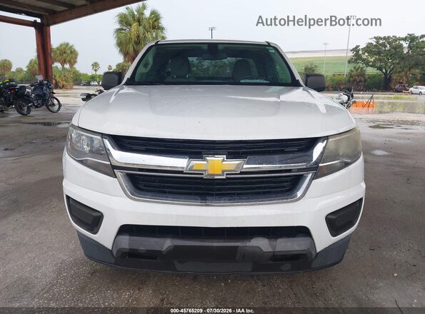 1GCHSBEA0J1319081 2018 CHEVROLET COLORADO Белый Вид щитка приборов