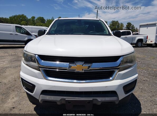 1GCHSBEA2G1267929 2016 CHEVROLET COLORADO White Vista del cuadro de instrumentos