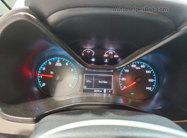 1GCHSBEA3L1209810 2020 CHEVROLET COLORADO Gray Vista del cuadro de instrumentos
