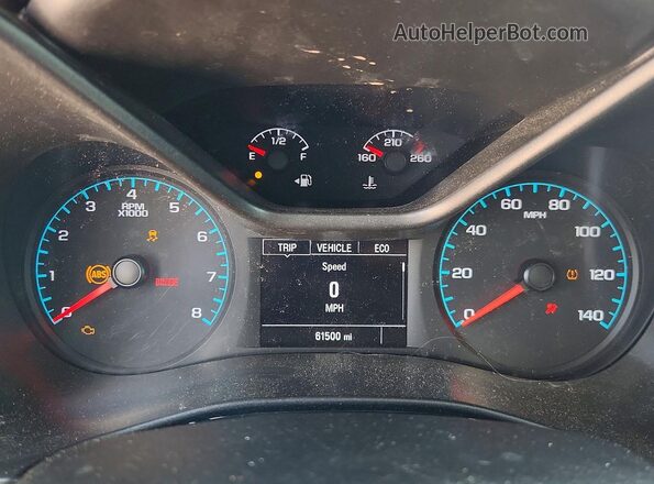1GCHSBEA4L1106508 2020 CHEVROLET COLORADO Silver Սարքավորումների վահանակի տեսք