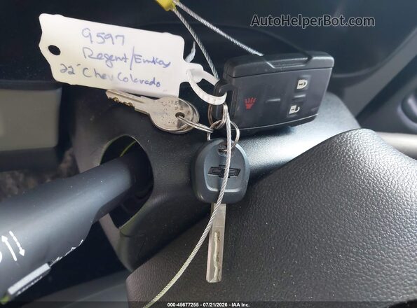 1GCHSBEA5N1159611 2022 CHEVROLET COLORADO White Առջևի վահանակի տեսք