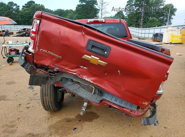 1GCHSBEA8G1112592 2016 CHEVROLET COLORADO Red Widok z tyłu