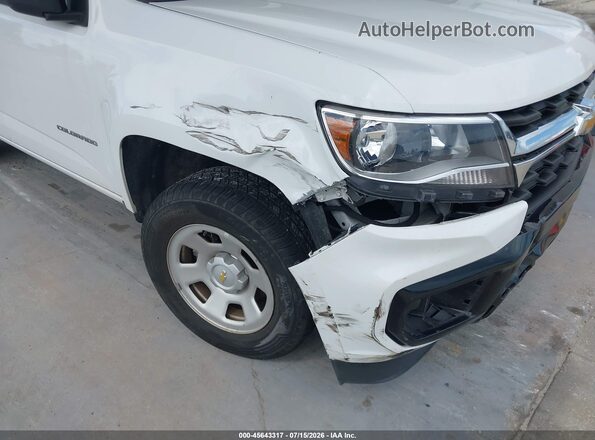 1GCHSBEA8M1292085 2021 CHEVROLET COLORADO White Front view