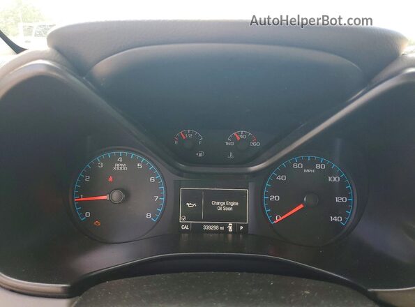 1GCHSBEAXG1256595 2016 CHEVROLET COLORADO Белый Вид щитка приборов