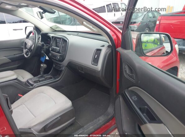 1GCHSBEAXG1266060 2016 CHEVROLET COLORADO Burgundy Вид салону спереду