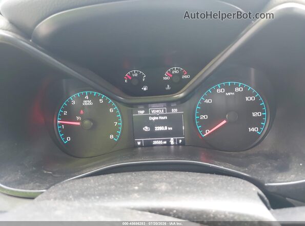 1GCHSBEAXG1266060 2016 CHEVROLET COLORADO Burgundy Вид задніх сидінь
