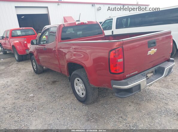 1GCHSBEAXG1266060 2016 CHEVROLET COLORADO Burgundy Задня ліва чверть