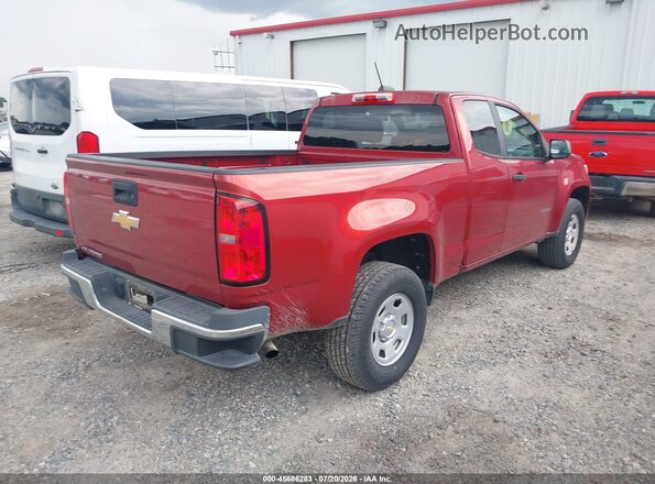 1GCHSBEAXG1266060 2016 CHEVROLET COLORADO Burgundy Задня права чверть