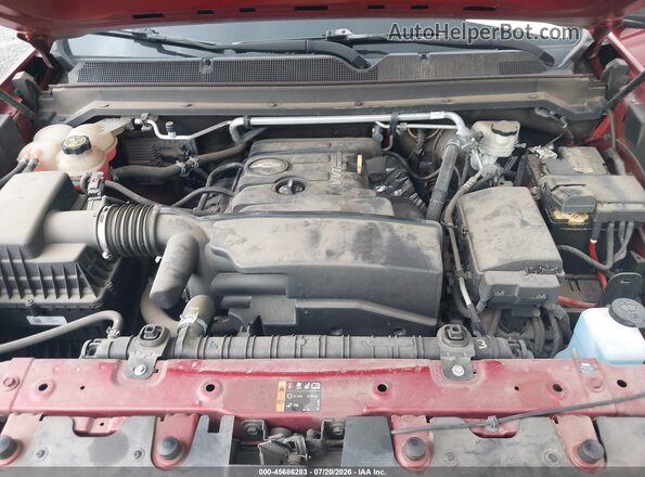 1GCHSBEAXG1266060 2016 CHEVROLET COLORADO Burgundy Вид ззаду