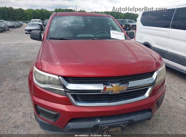 1GCHSBEAXG1266060 2016 CHEVROLET COLORADO Burgundy Вид спереду