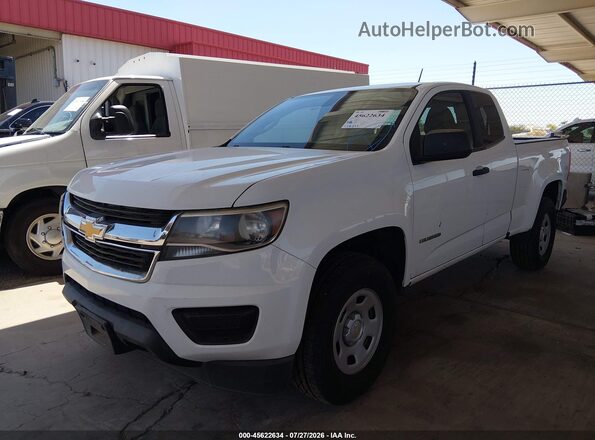 1GCHSBEAXJ1127828 2018 CHEVROLET COLORADO White Vista tres cuartos delantera izquierda
