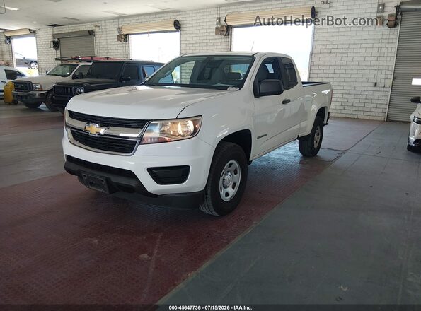 1GCHSBEAXJ1272481 2018 CHEVROLET COLORADO White Przód lewy