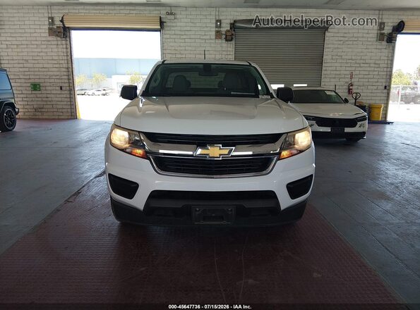 1GCHSBEAXJ1272481 2018 CHEVROLET COLORADO White Widok zestawu wskaźników