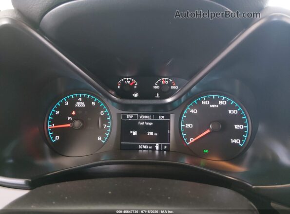 1GCHSBEAXJ1272481 2018 CHEVROLET COLORADO White Widok tylnych siedzeń