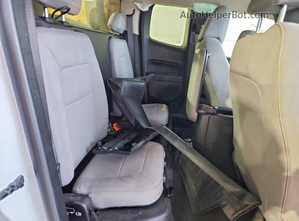 1GCHSBEN4H1196575 2017 CHEVROLET COLORADO White Rear seats view