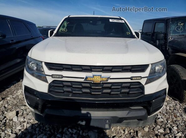 1GCHSCEA0M1240570 2021 CHEVROLET COLORADO White წინა ხედი