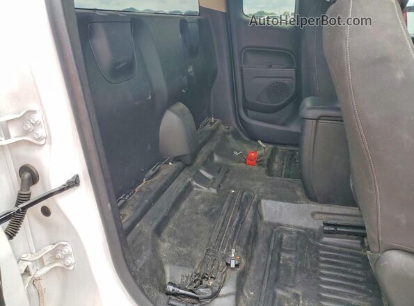 1GCHSCEA0M1240570 2021 CHEVROLET COLORADO White უკანა სავარძლების ხედი