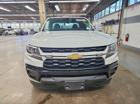 1GCHSCEA0M1252203 2021 CHEVROLET COLORADO White Widok z przodu