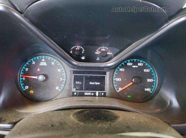 1GCHSCEA0M1252203 2021 CHEVROLET COLORADO White Widok zestawu wskaźników
