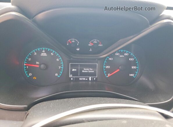 1GCHSCEA1M1291673 2021 CHEVROLET COLORADO White Вид щитка приладів