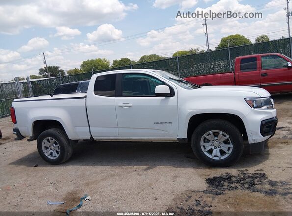 1GCHSCEA2M1223463 2021 CHEVROLET COLORADO White Вид задньої частини салону