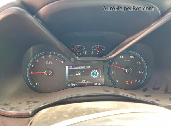 1GCHSCEA3G1207762 2016 CHEVROLET COLORADO Черный Вид щитка приборов