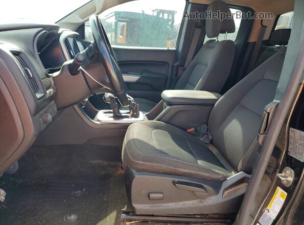 1GCHSCEA3G1207762 2016 CHEVROLET COLORADO Черный Вид салона спереди