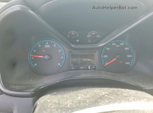 1GCHSCEA3M1272249 2021 CHEVROLET COLORADO White Instrument cluster view