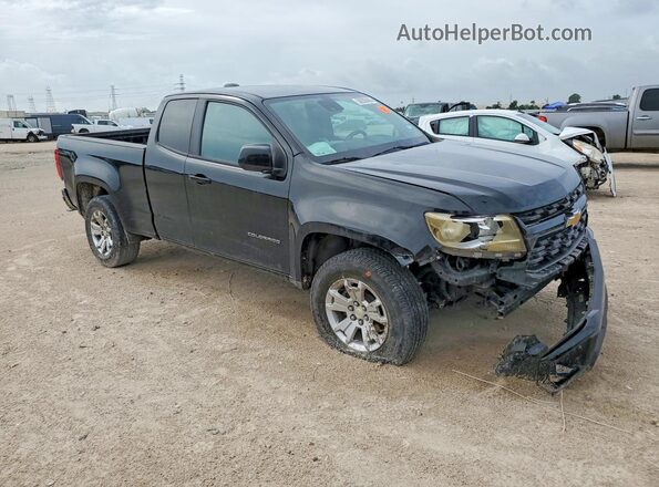 1GCHSCEA4M1250972 2021 CHEVROLET COLORADO Черный Передняя правая четверть