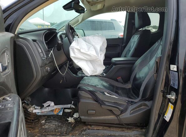 1GCHSCEA4M1250972 2021 CHEVROLET COLORADO Черный Вид салона спереди