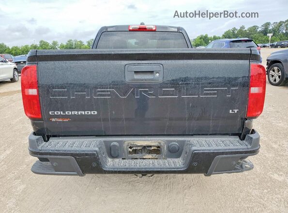 1GCHSCEA4M1250972 2021 CHEVROLET COLORADO Черный Вид сзади