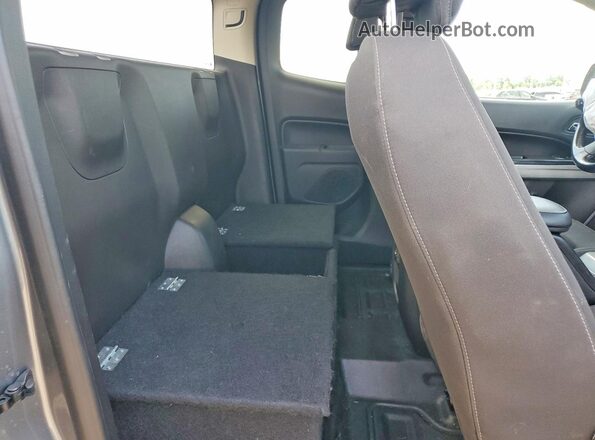 1GCHSCEA4M1286998 2021 CHEVROLET COLORADO Gray უკანა სავარძლების ხედი