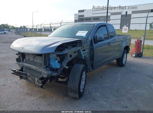 1GCHSCEA4N1102726 2022 CHEVROLET COLORADO Gray Առջևի ձախ երեք քառորդ տեսարան