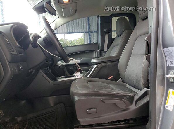 1GCHSCEA5M1258837 2021 CHEVROLET COLORADO Gray წინა სალონის ხედი