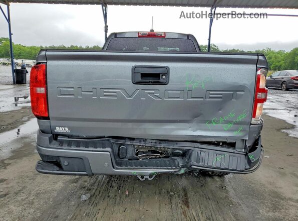 1GCHSCEA5M1258837 2021 CHEVROLET COLORADO Gray უკანა ხედი